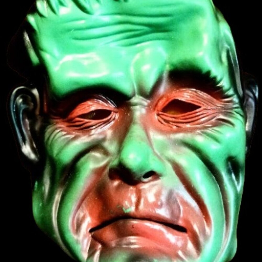 Vintage Halloween Mask 1990s Rare